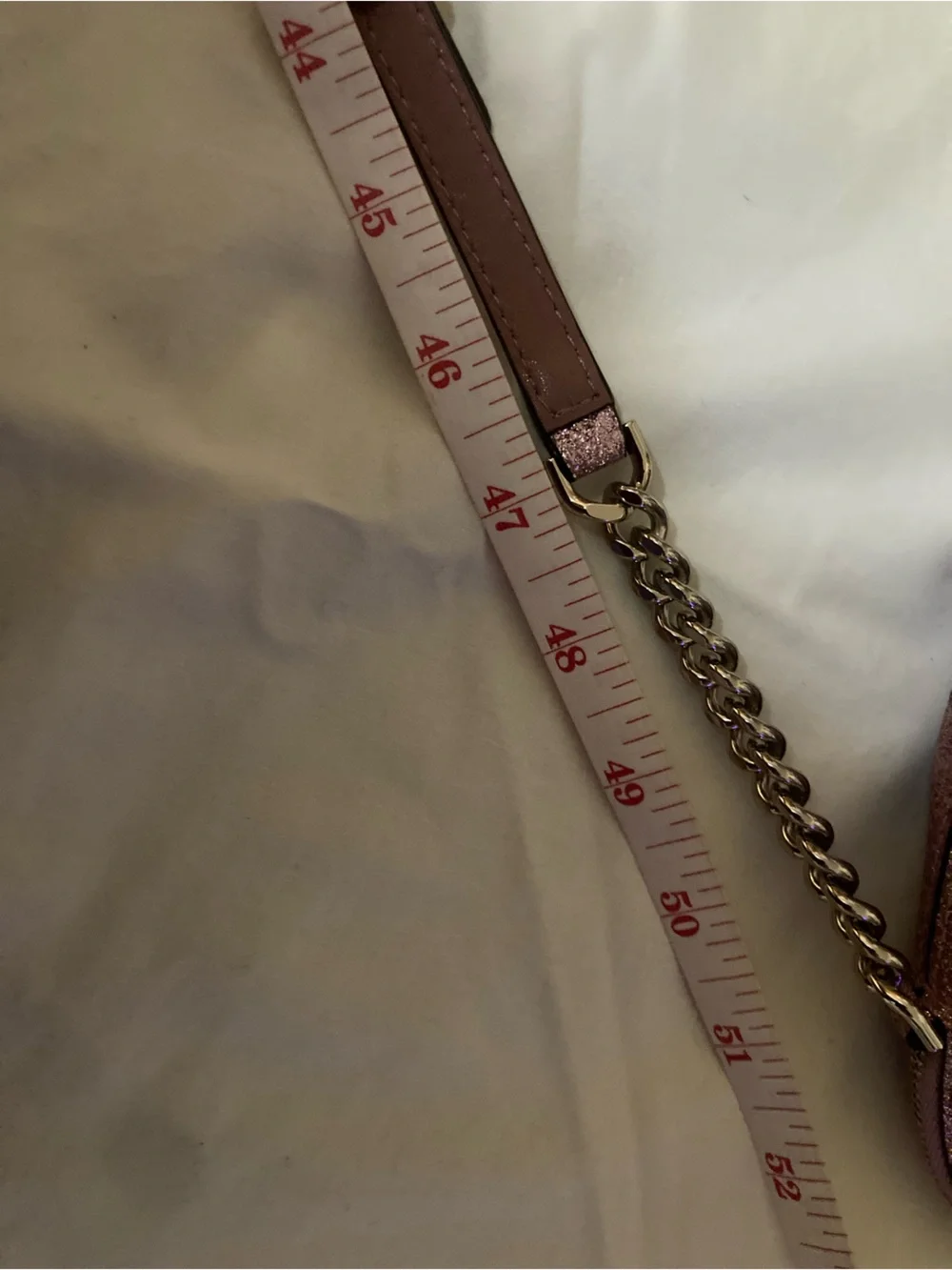 NWOT Kate Spade Glitter Pastel Pink Crossbody Shoulder Bag